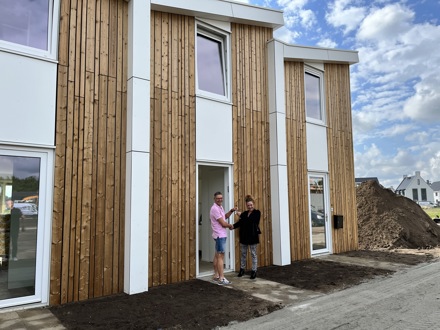 Sleuteluitreiking flexwoningen Erp