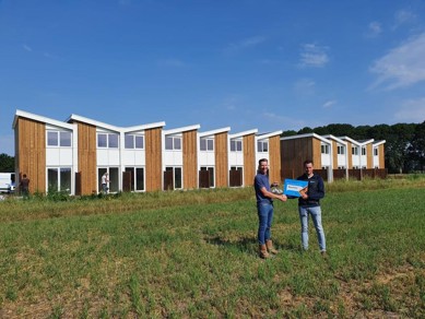 Oplevering flexwoningen Erp