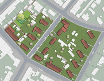 Huidige situatie Hoevenseveld Uden