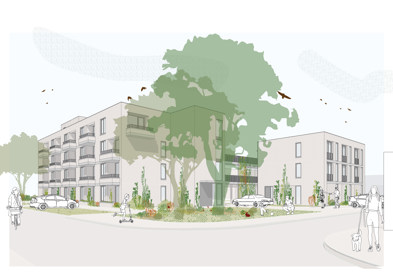 Impressie bouw Violierstraat