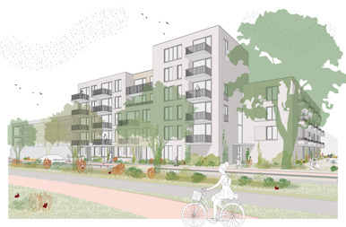 Impressie nieuwbouw Violierstraat Uden